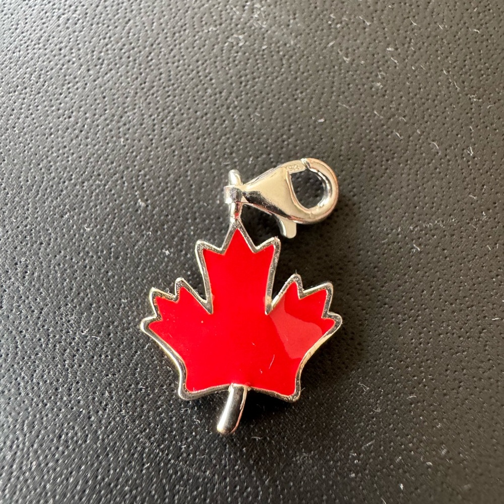 Thomas Sabo Red Maple Leaf Pendant